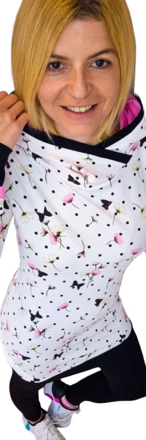 Tunika z kapuco Flowers