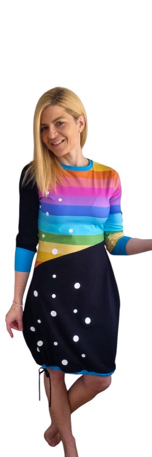 Oblekica Blue Dots
