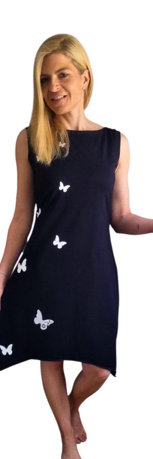 Oblekica Butterfly Asimetric